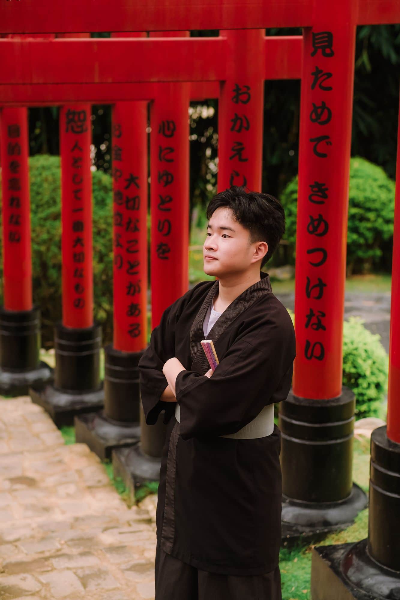 Dãy cổng torii đỏ